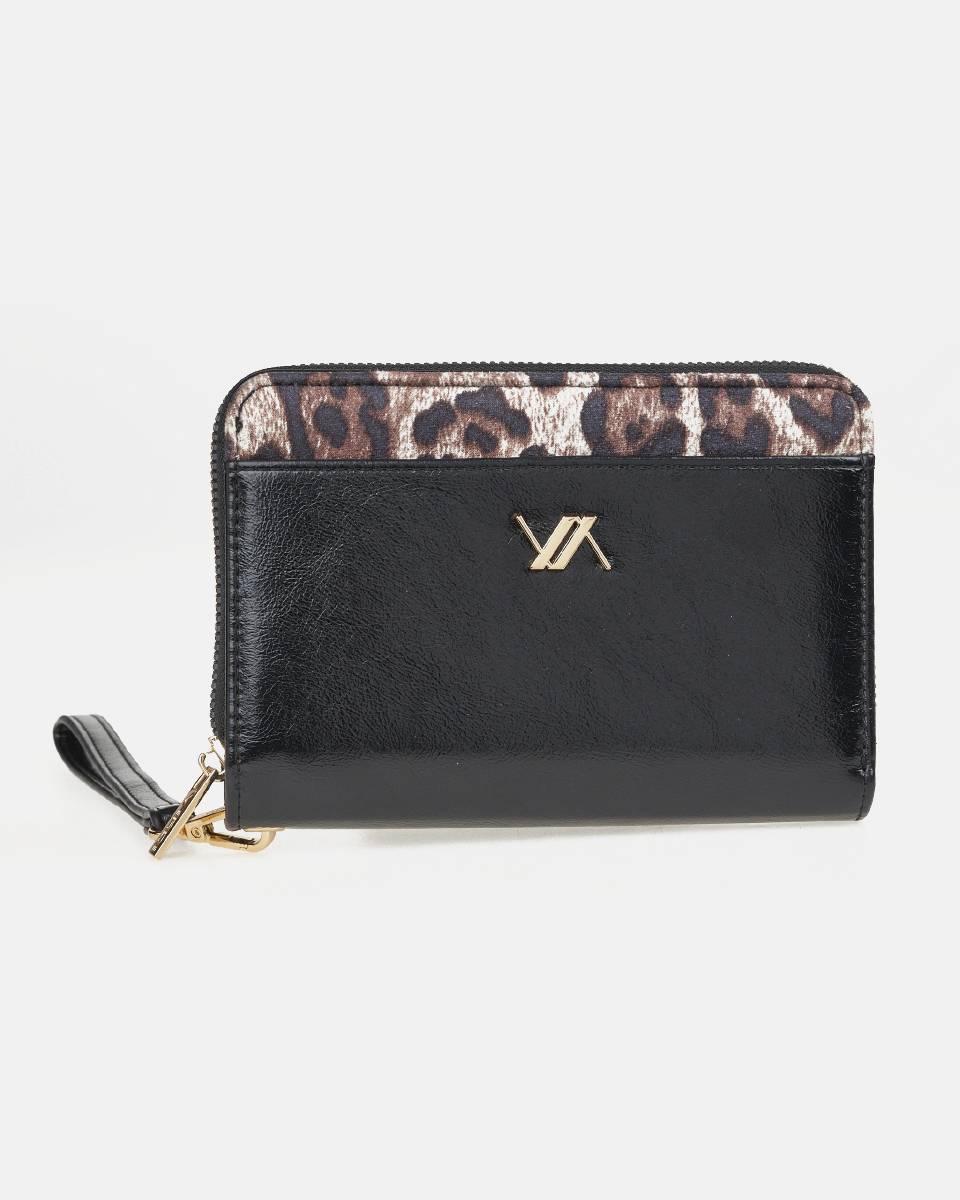 VERDE ΓΥΝΑΙΚΕΙΟ ΠΟΡΤΟΦΟΛΙ 18-0001544 ANIMAL PRINT ΜΑΥΡΟ VERDE ΓΥΝΑΙΚΕΙΟ ΠΟΡΤΟΦΟΛΙ 18-0001544 ANIMAL PRINT ΜΑΥΡΟ