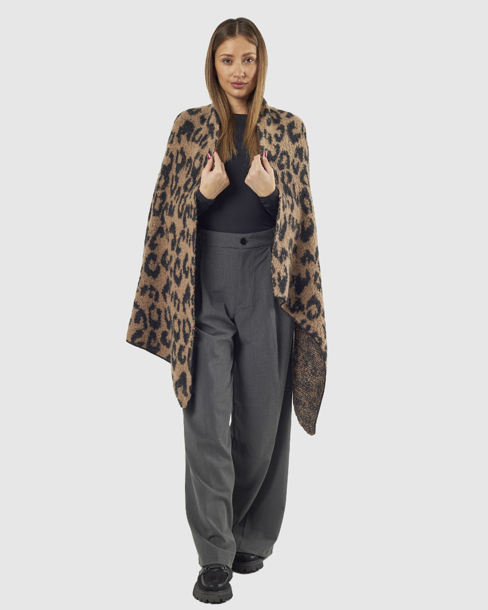 VERDE ΓΥΝΑΙΚΕΙΟ ΚΑΣΚΟΛ 06-0001291 ANIMAL PRINT VERDE ΓΥΝΑΙΚΕΙΟ ΚΑΣΚΟΛ 06-0001291 ANIMAL PRINT